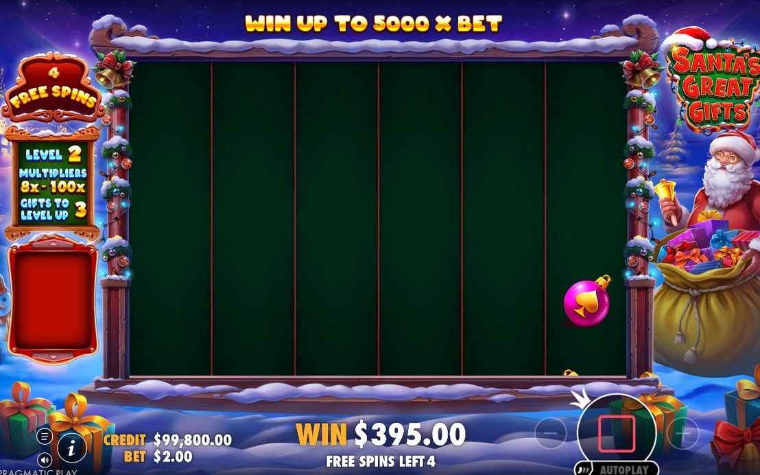 Free Spins-spel med multiplikatorgåvor på rutnätet