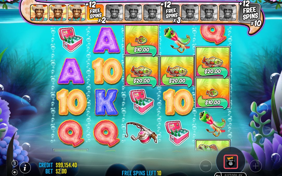 Multiplikatorn har stigit efter insamlade Wild i Free Spins